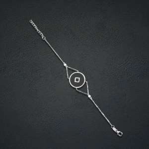 Silver Symmetry Bracelet